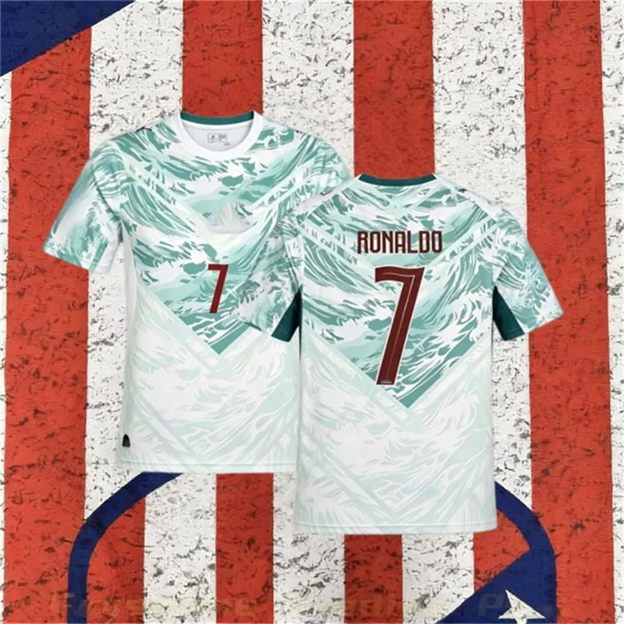 2026 Portugal No.7 Ronaldo Short sleeve Soccer jersey