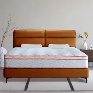 King/Queen/Full 12 Inch Mattress, Queen Size Hybrid Mattress in a Box with Memory Foam and Pocket Springs, Fiberglass Free, Soft and Breathable, Medium Firm, CertiPUR-US Certified