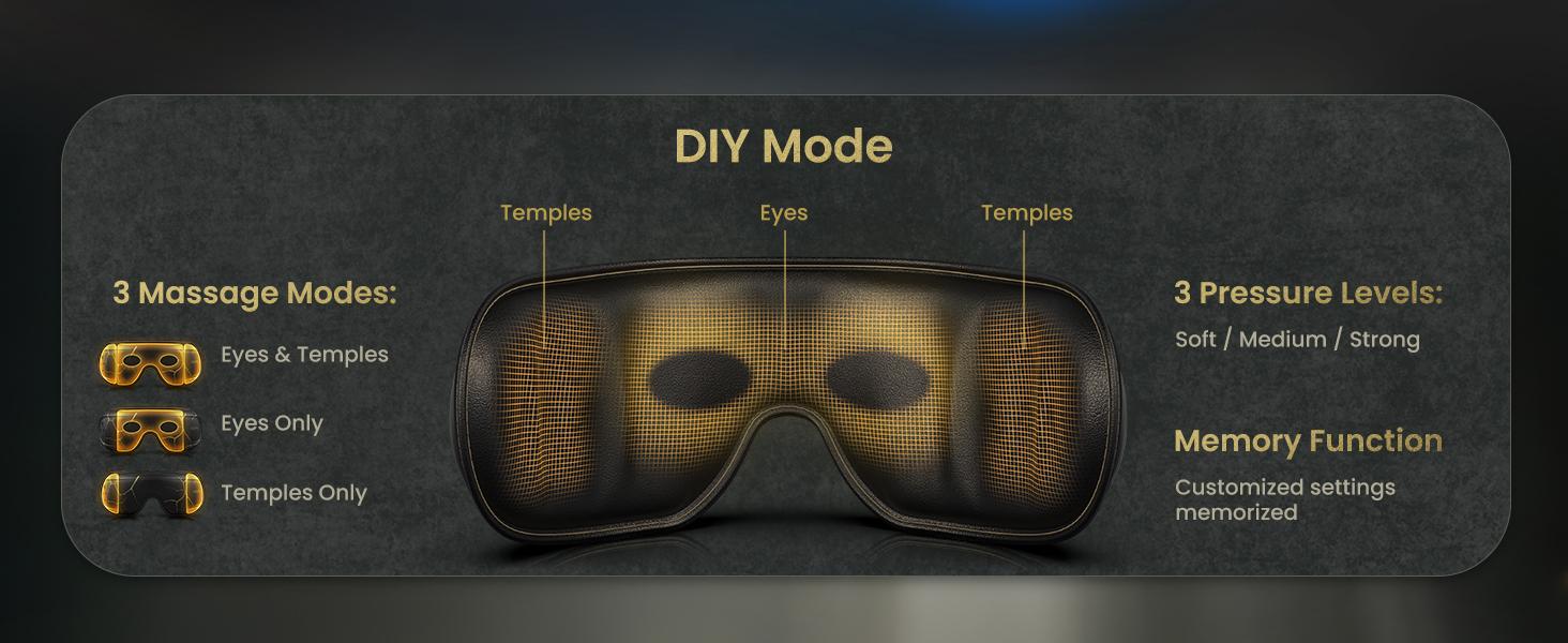 RENPHO Eyeris Kintsugi Voice Control Eye Massager with Heat and Cooling, Ice Gel Pack Spring Glow Up Birthday Gifts, Eye Mask for Relaxation Gift Choice for Man Women