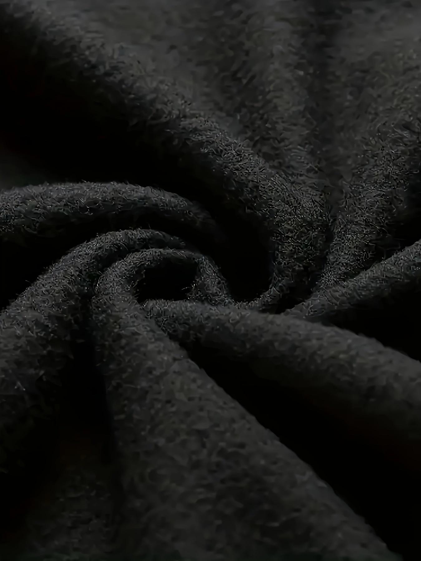 Black and White Colorblock Hooded Sports Set Trendy Versatile Comfortable Casual Wear High-End Feel