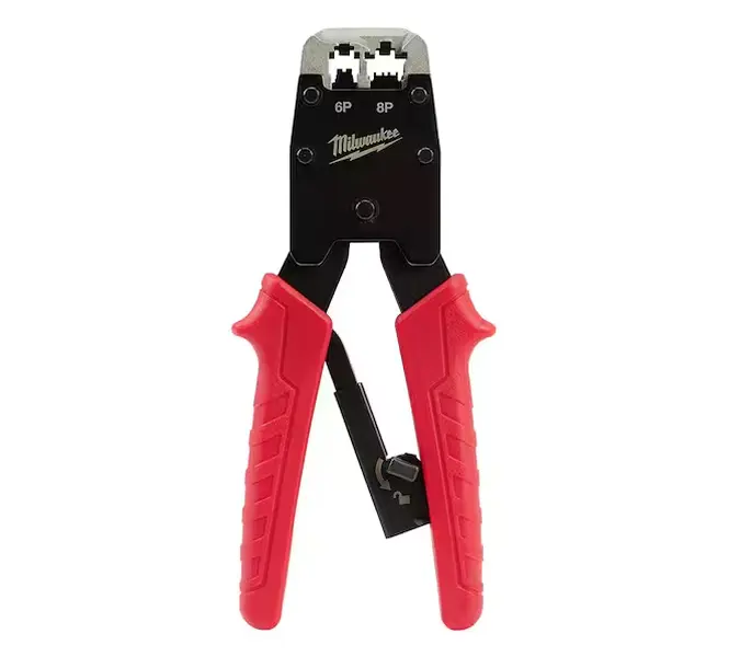 Milwaukee Ratcheting Modular Crimper 48-22-3075, Professional Hand Tools for Electrical Crimping Tasks