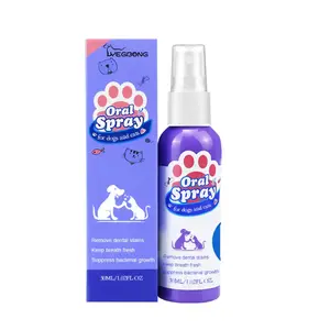 Yegbong Oral Spray for Dogs and Cats - Teeth Cleaning & Stain Removal - Fresh Breath - Pet Oral Care - 30ml