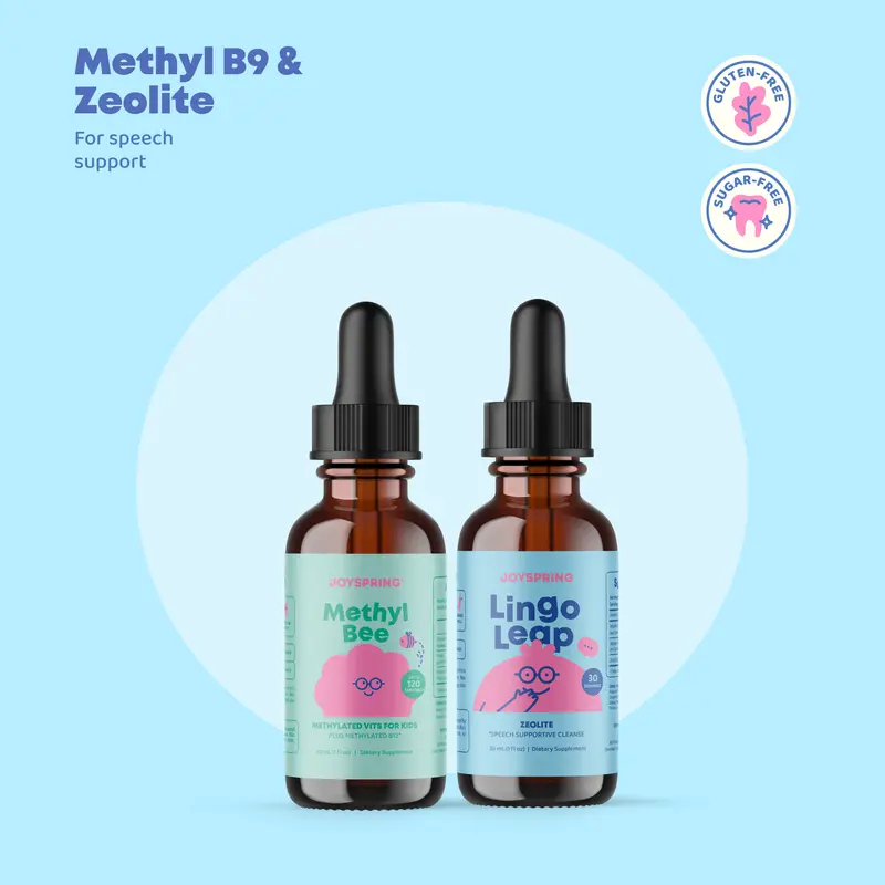 JoySpring MethylBee B Complex + LingoLeap Drops | Daily Support for Focus, Energy & Learning