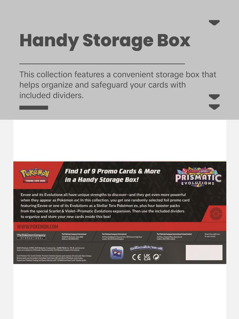 Prismatic Evolutions Surprise Box