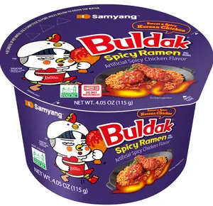Samyang Buldak Ramen - Korean Chicken Sweet & Spicy Flavor - 4.05oz