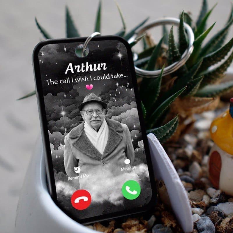 The Call I Wish I Could Make- Personalized Photo Acrylic Keychain