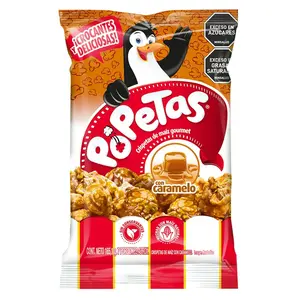 Popetas Caramel Popcorn (Crispetas de Caramelo) – 165 g (5.82 oz) – Sweet Colombian Caramelized Popcorn – Imported