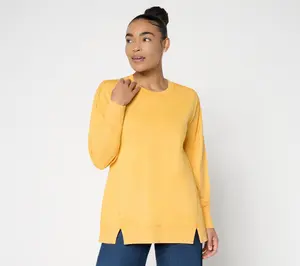LOGO by Lori Goldstein Long Sleeve Top with Pockets