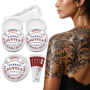 Tattoo Aftercare Cream for Before, During, and After Tattoo Process - Scar Repair, Gel, and Protective Balm for New & Older Tattoos