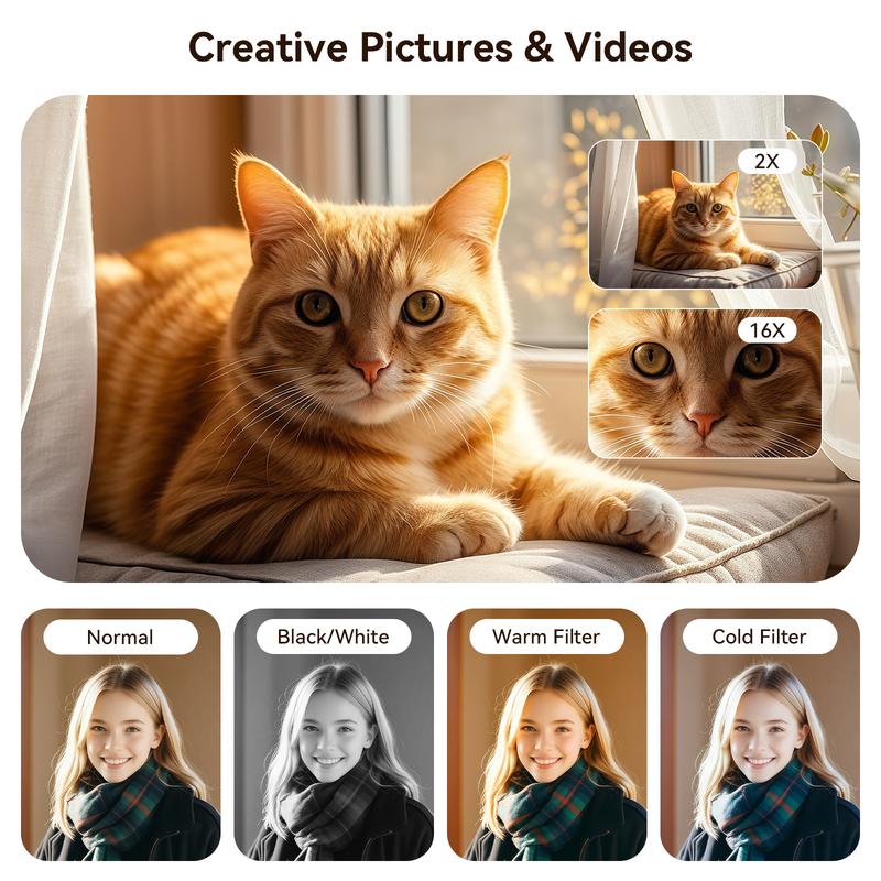 [Valentine's Day Gift] Digital Camera 4K: 48MP Cameras for Teens Photography - Autofocus Photo Camera Gifts Compact Camera for Beginner - Point and Shoot Digital Cameras with 32GB TF Card