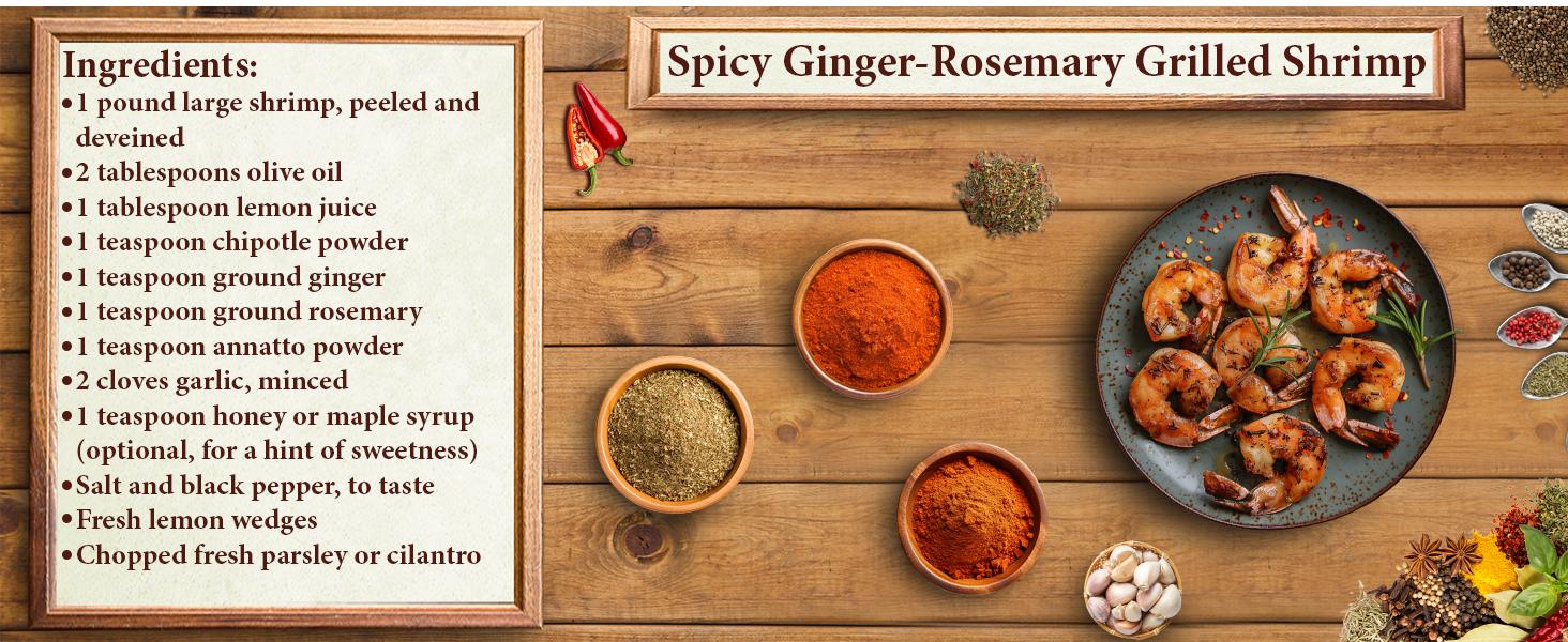 The Spice Way Ground Dried Rosemary Powder - Pure & Natural Flavor from Premium Rosemary Leaves - Salt-Free, Oil-Free, Non-GMO Seasoning