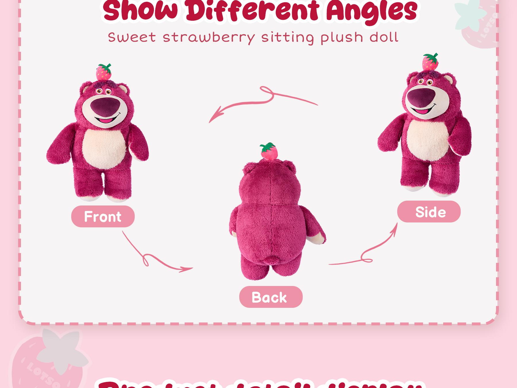 MINISO Disney Lotso Plush Toy - The Cutest Sitting Bear for Cozy Vibes & Decor,Official,So Sweet!