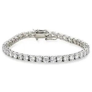 Radiance by Absolute™ Silver Magic Magnet Clasp Line Bracelet