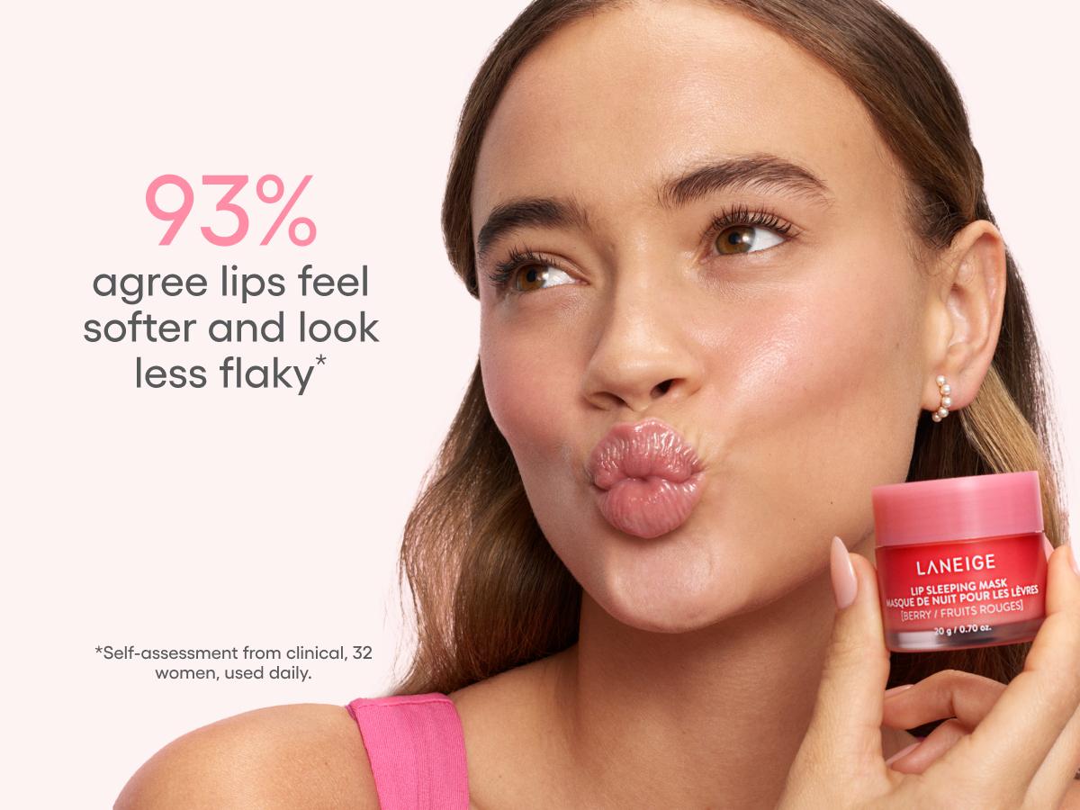 Laneige Lip Sleeping Mask, Hydrating and Nourishing Lip Mask, Korean Lip Care, Infused with Vitamin C, Murumuru & Shea Butter