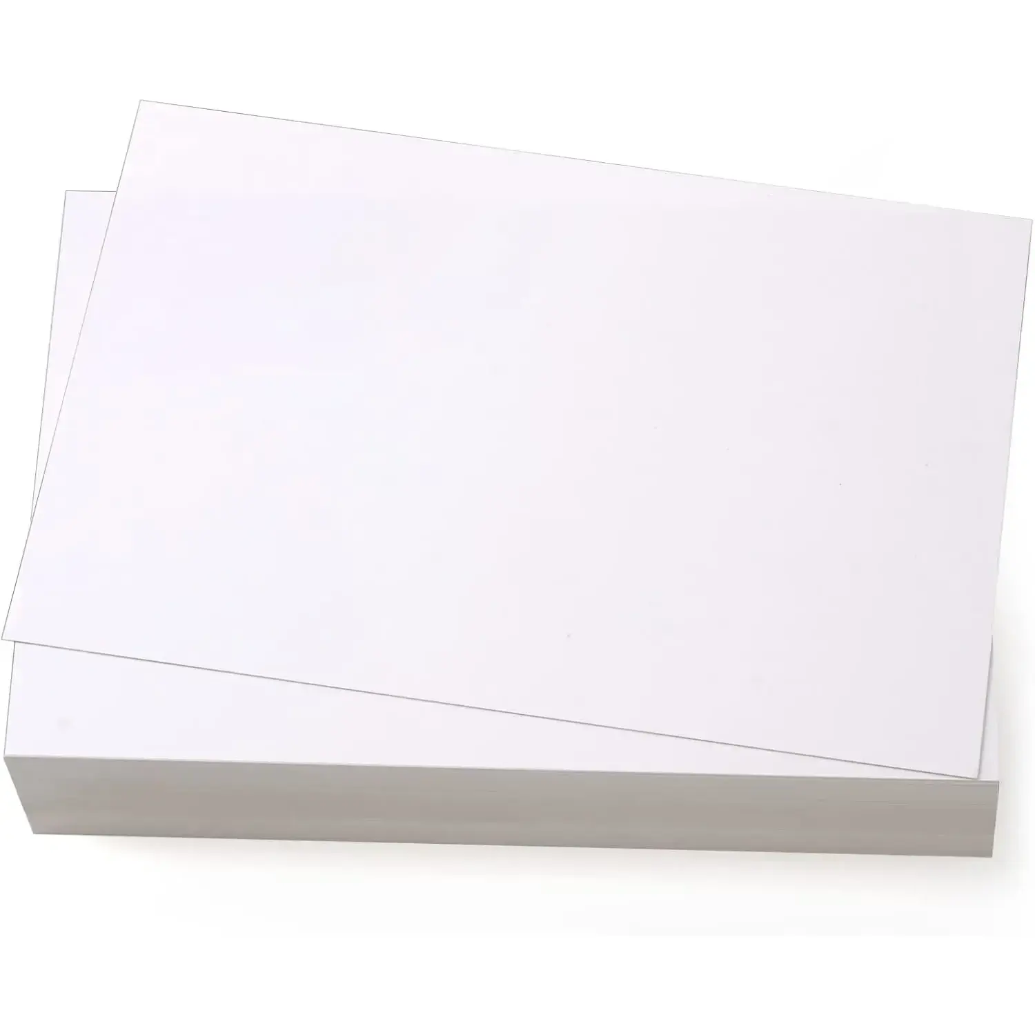 56 Pack 5x7 White Blank Cardstock Paper, 250GSM Thick, 90 lb, Printable on Both Sides