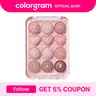 Colorgram Pin Point Eyeshadow Palette – 12 matte & glitter shades for daily k-drama inspired eye makeup I summervibes