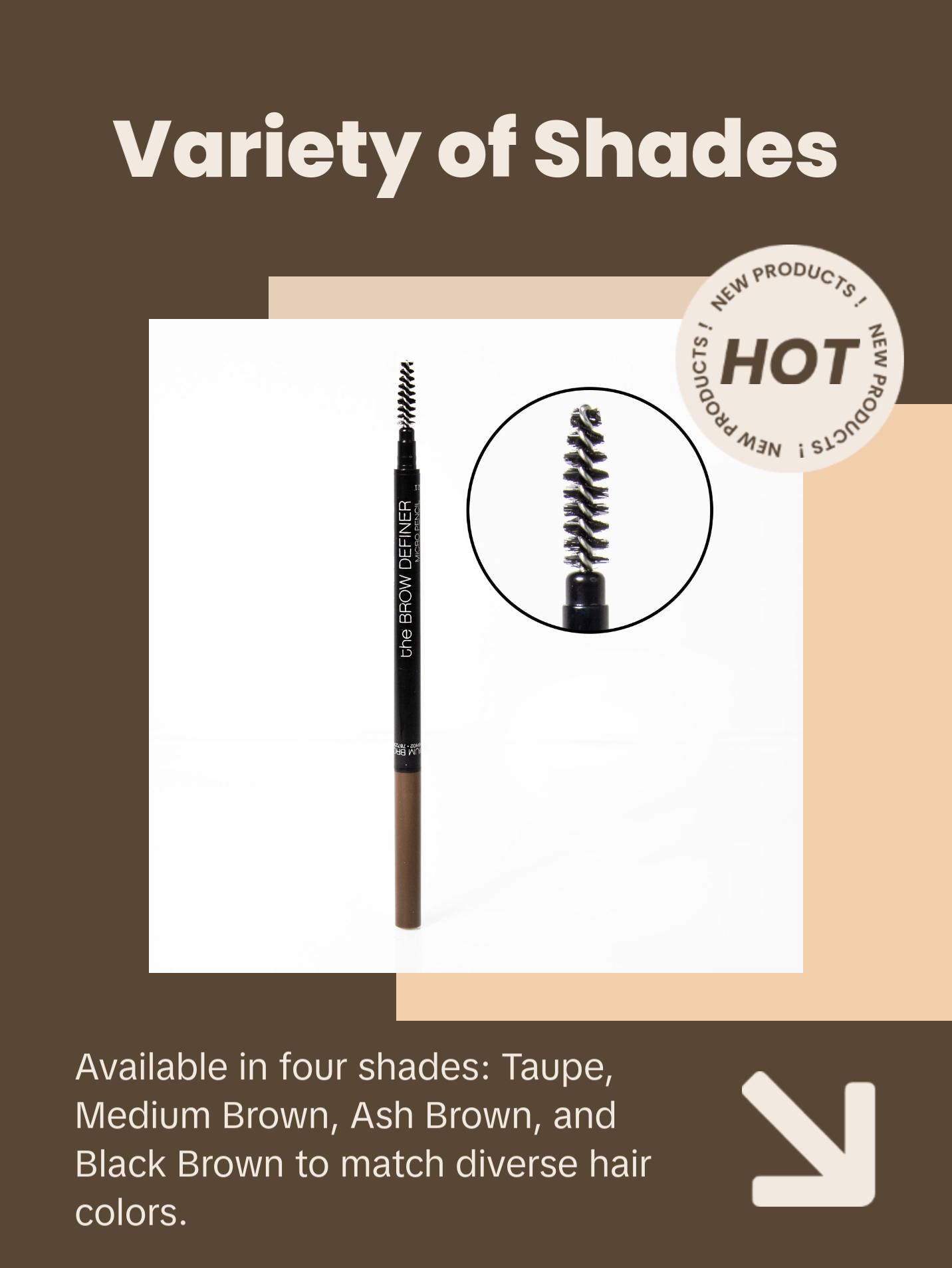 Palladio Brow Definer Micro Pencil - Makeup Tool for Flawless Application