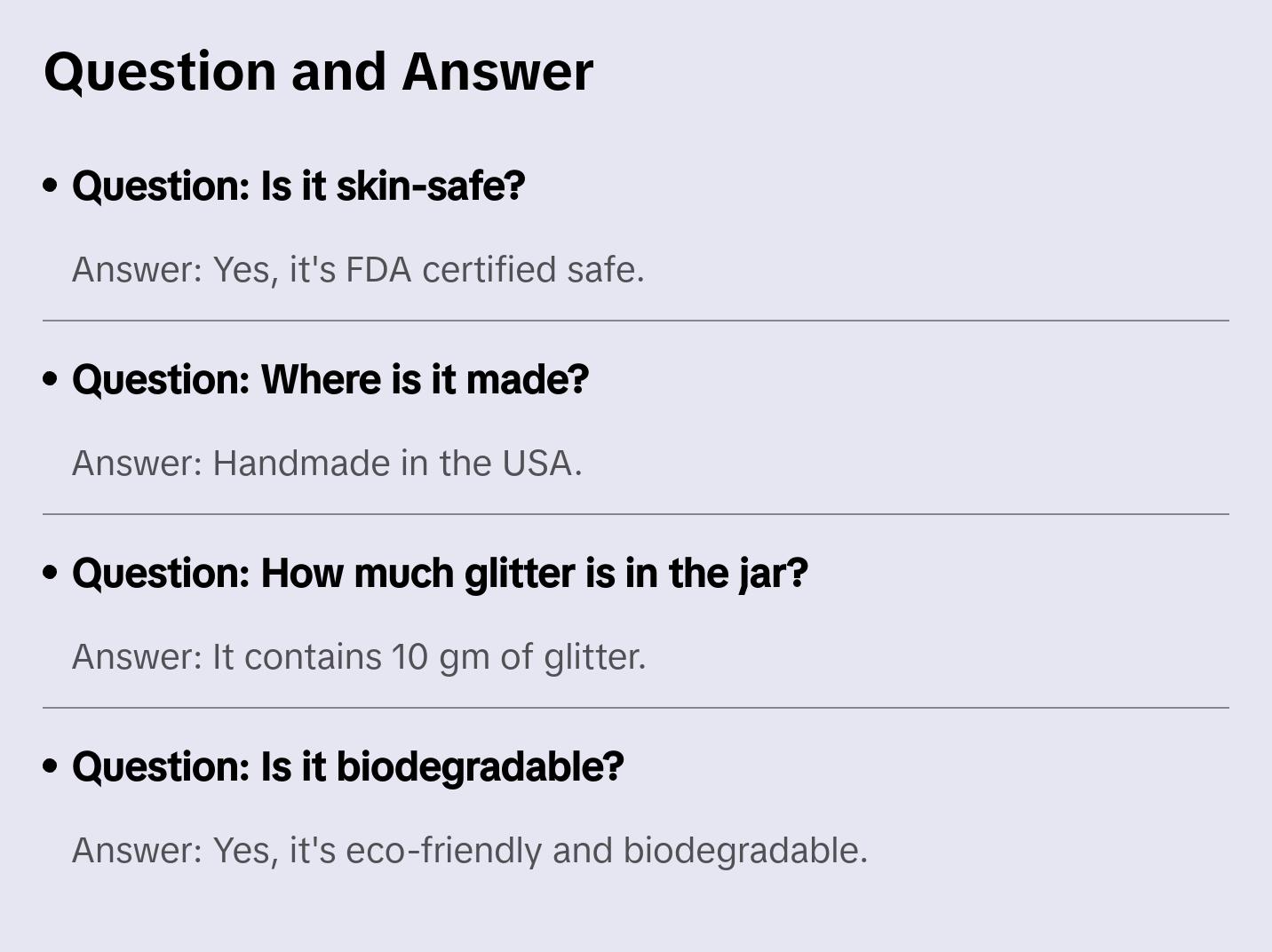 FIXY Biodegradable Cosmetic Glitter (Stiletto Silver)