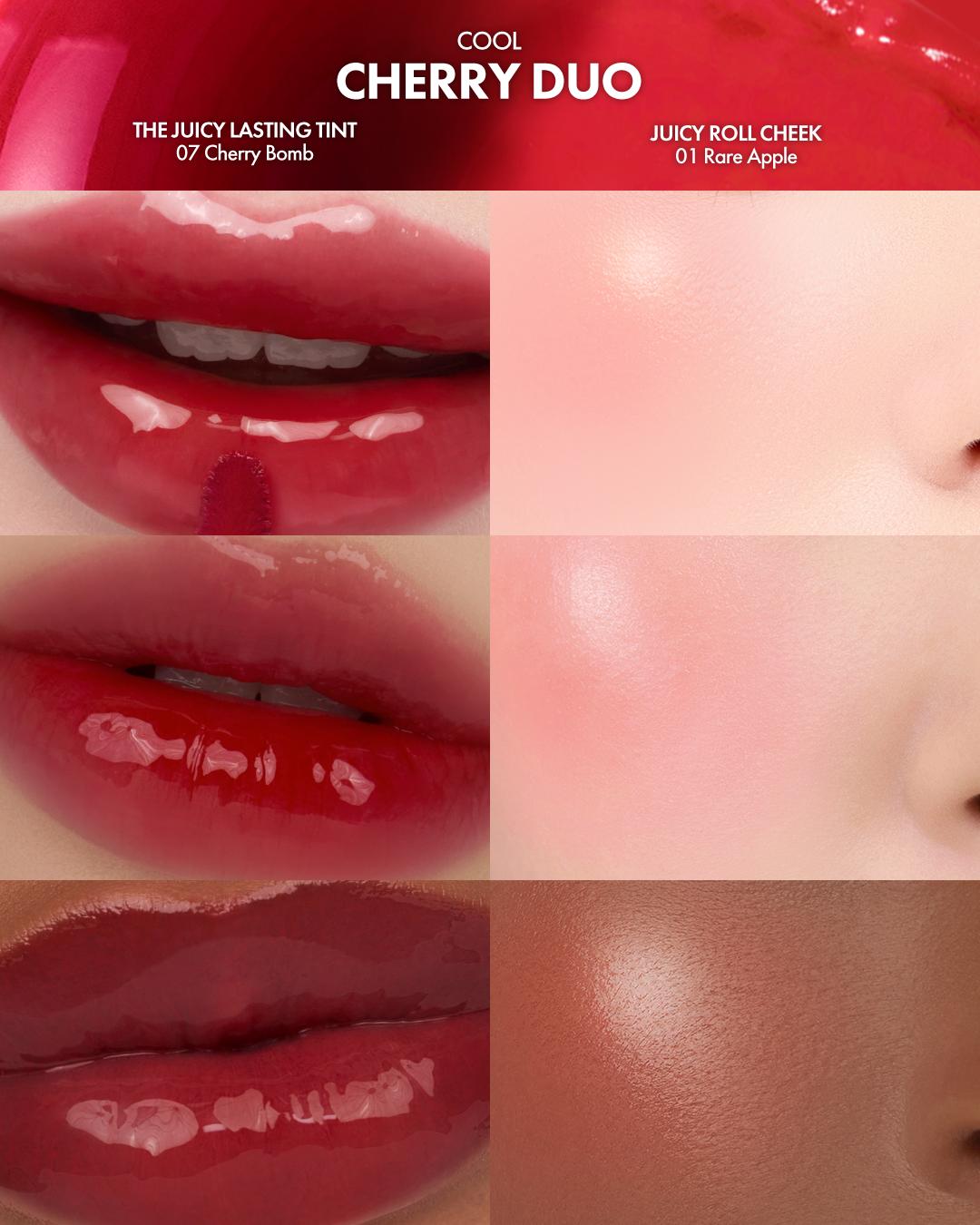 [rom&nd Official Shop] Glass Skin Blush & Lip Duo