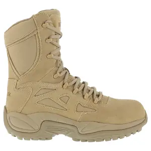 Reebok Work Mens Rapid Response Rb 8 Inch Electrical Composite Toe  Work/Duty - Beige