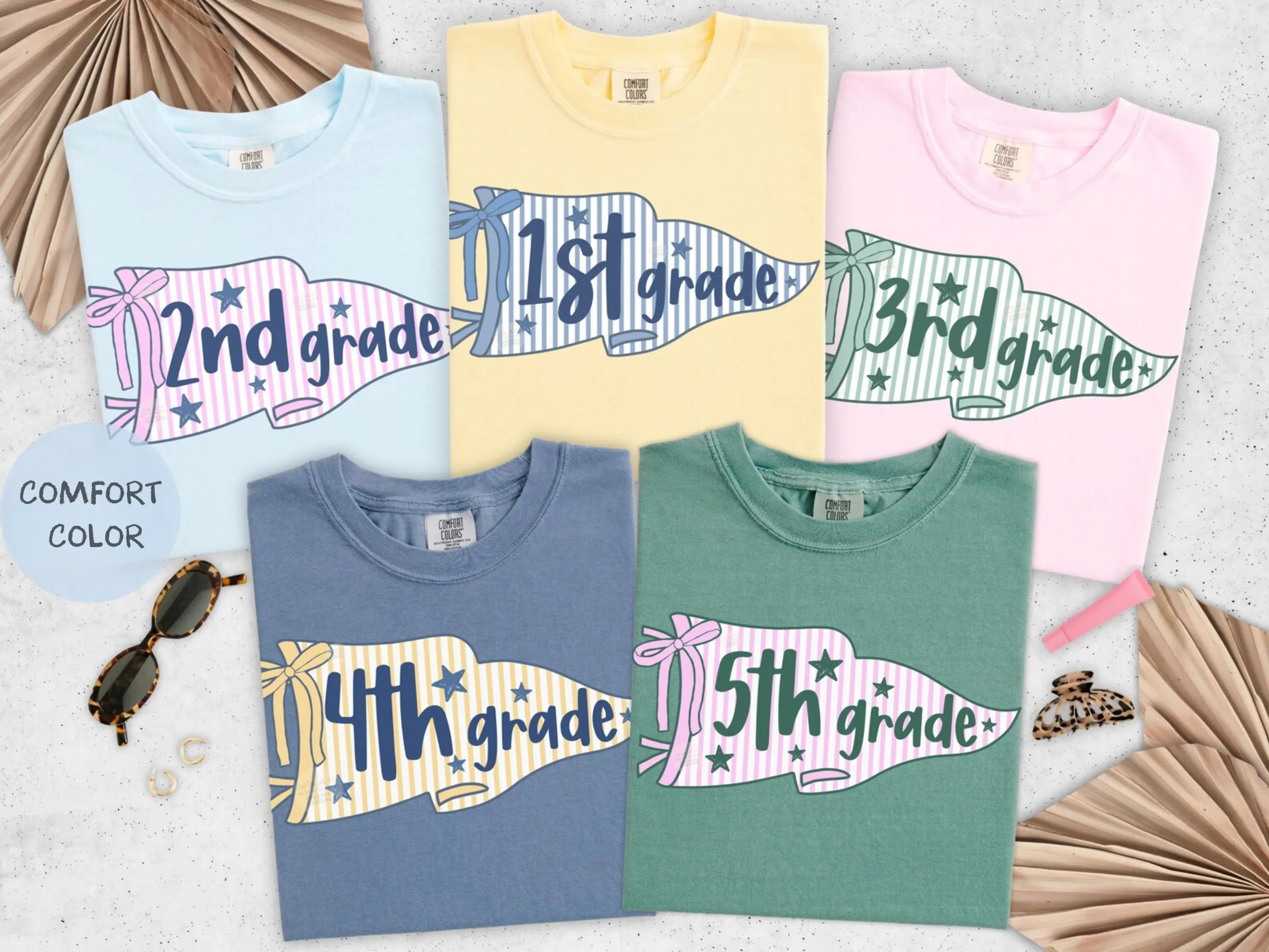 Teacher Team Shirts, Comfort Colors Back to School Shirt, Grade Level Team Tees, Teacher Gift, First Second Third Fourth Fifth Grade h22