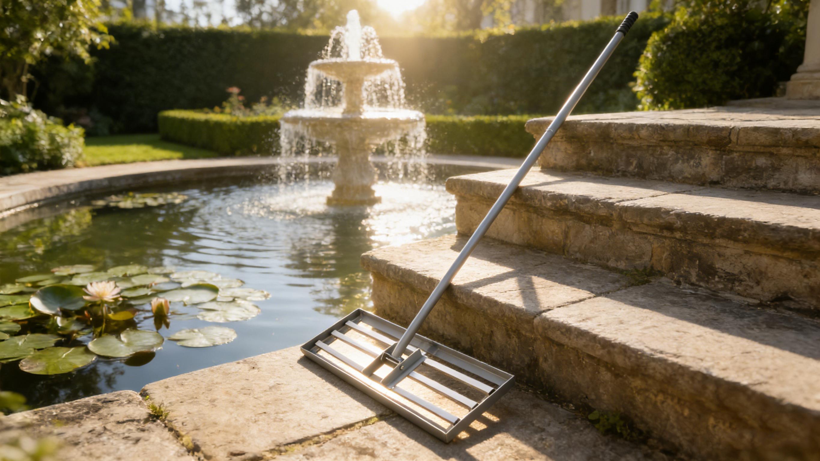 79.5" Long Handle Heavy Duty Lawn Leveling Rake | Garden Backyard Golf Course Compost Sand Leveling Tool