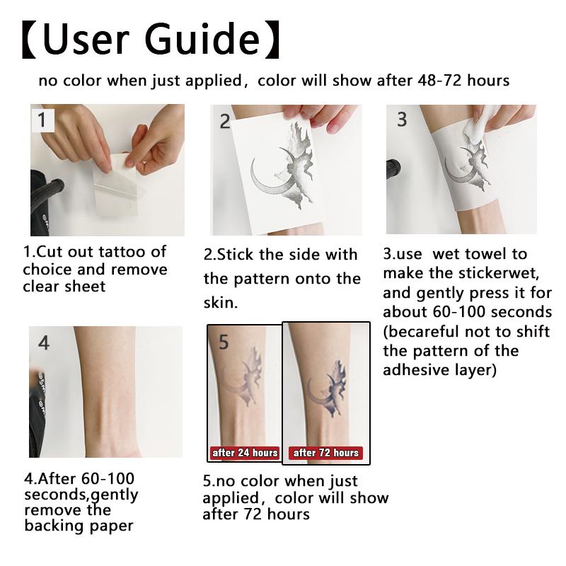 6 sheets Large temporary tattoos men,,fake tattoos,Containing 1 One Mexican Style Font Elements and 5 Random Styles, Lasting for 7-15 Days, long lasting temporary tattoo arm,Herbal Tattoo Stickers,tatuajes temporales,realistic temporary tattoos