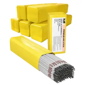 E7018 5/32in Premium Arc Stick Electrodes 14in Welding Rod 10-Pound Box, 6PK