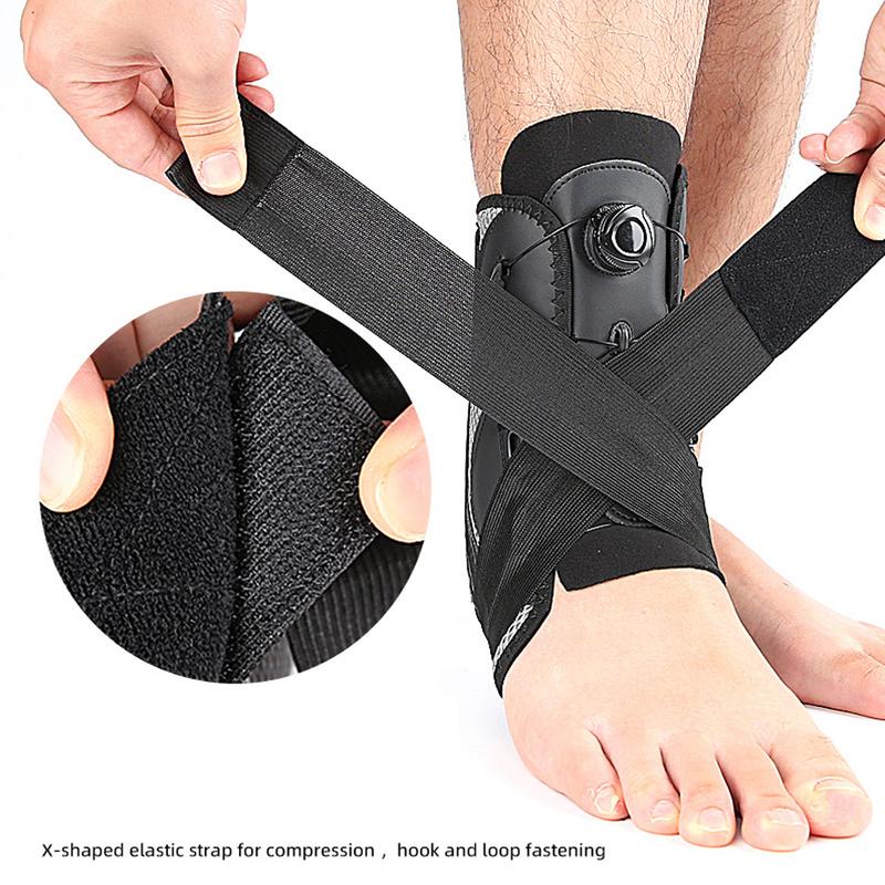 1PCS Ankle Brace for Sprained Ankle, Slim Fit. Unique Multi-Function Stabilizer- Ankle Support for Women Men, Easy To Use for In