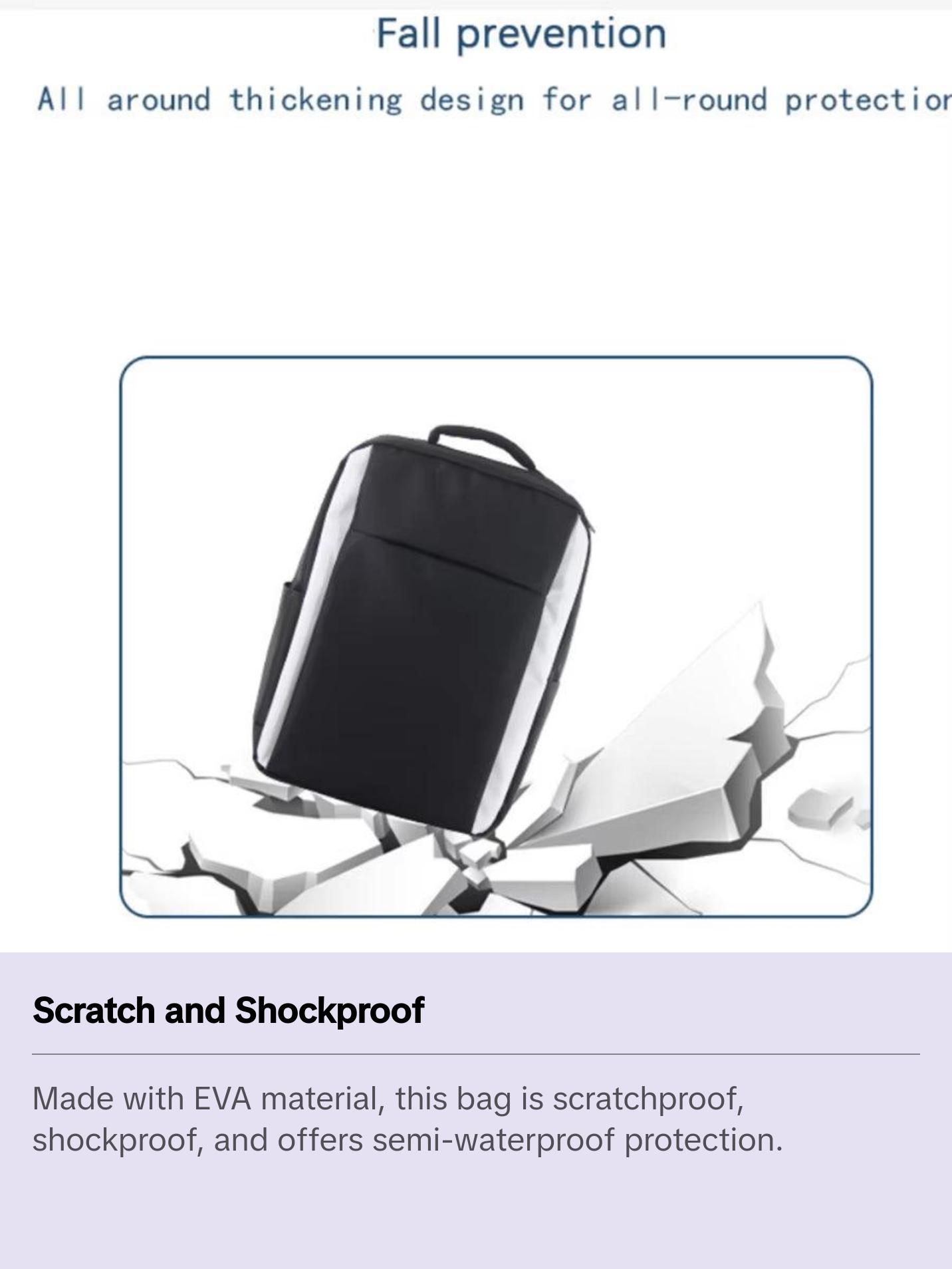 Suitable for PS5 Console Storage Bag, PS5 Game Accessories Storage Bag, PS5 Console Backpack, Portable Backpack for Going Out