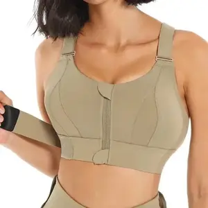 S-5XL Women Sports Bra High Impact Underwear Fitness Yoga Tank Top Plus Size Vest Shockproof Shirt Running Sportswear