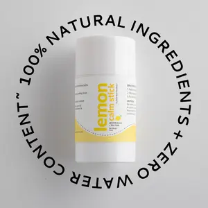 Lemon + Tea Tree Calm Balm Stick for relief from itching and painful insect bites   Soothing Calendula Bee Blend Lavender Plant