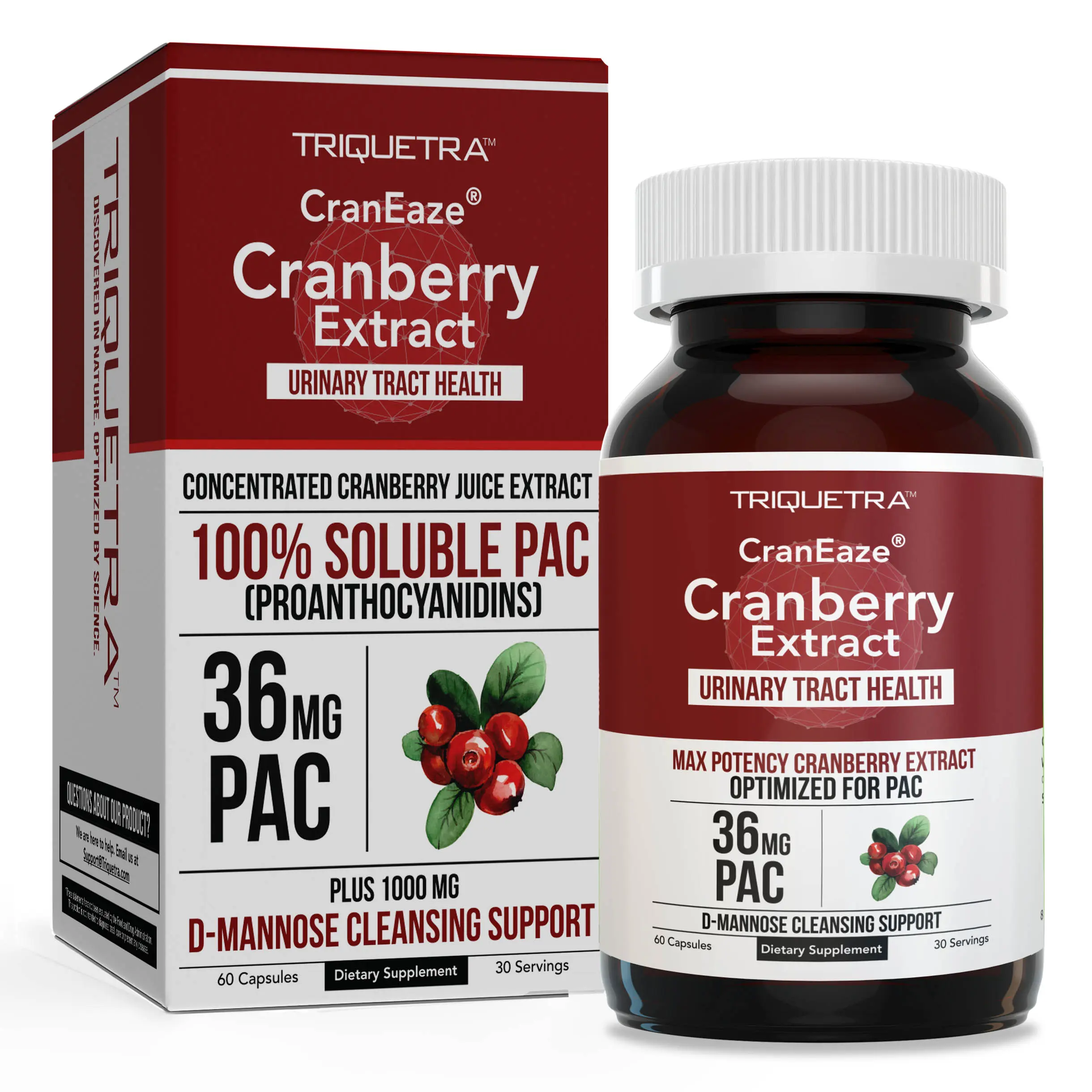 CranEaze Urinary Tract Support Supplement Dietary Healthcare Fitness