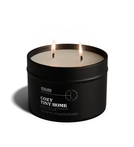 Cozy Tiny Home – Candle Refill for Hidden Candles | Lavender Vanilla & Amber Woods, 10.6 oz Soy Wax