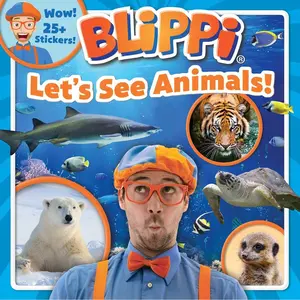 Blippi: Let's See Animals! (8x8) Paperback – Sticker Book, October 1, 2019