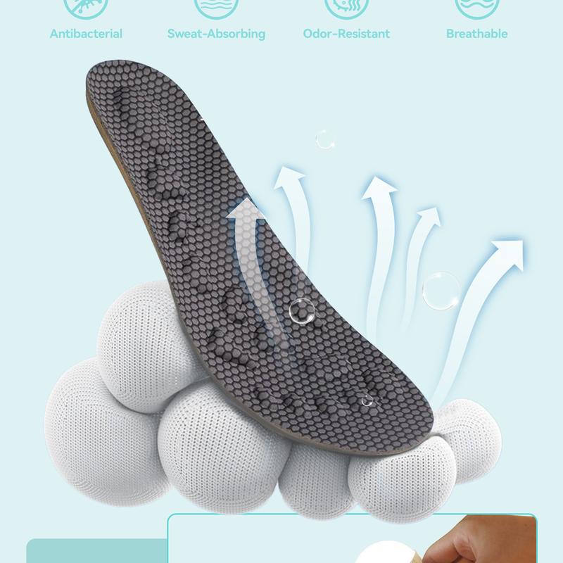 Boosts Blood Circulation | Supports Immunity |Shock Absorbing Insoles for All Day | Comfort Arch Support || Antibacterial & Odor Control | Natural Herbal Extract | Fits for All Shoes TikTokShopBlackFriday