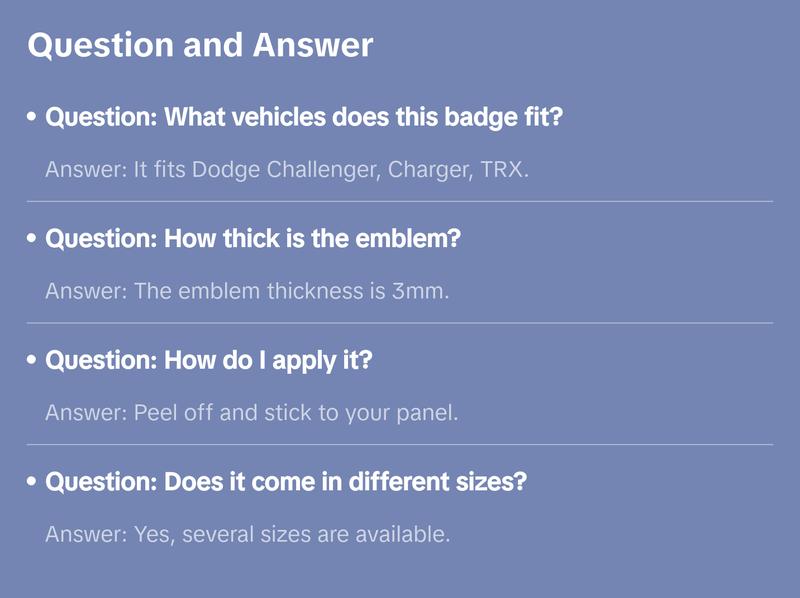 2x Elephant Hellephant SRT Badge Emblem Logo for Dodge Challenger Charger TRX