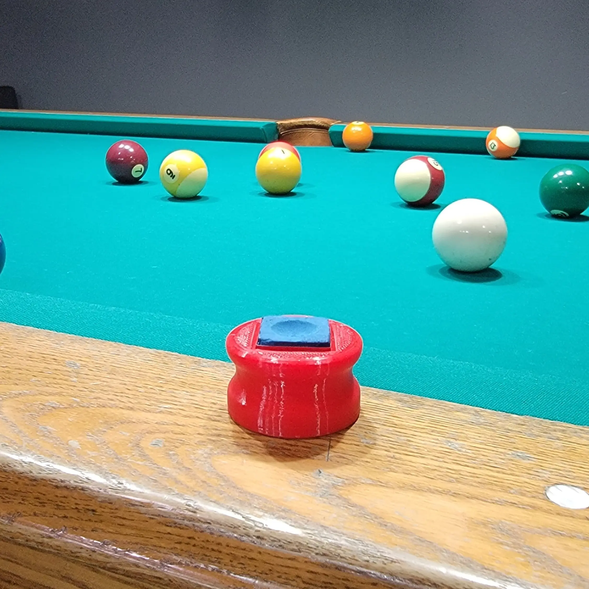 Pool & Billiards Chalk Holder with Magnetic Belt and Pocket Clip.