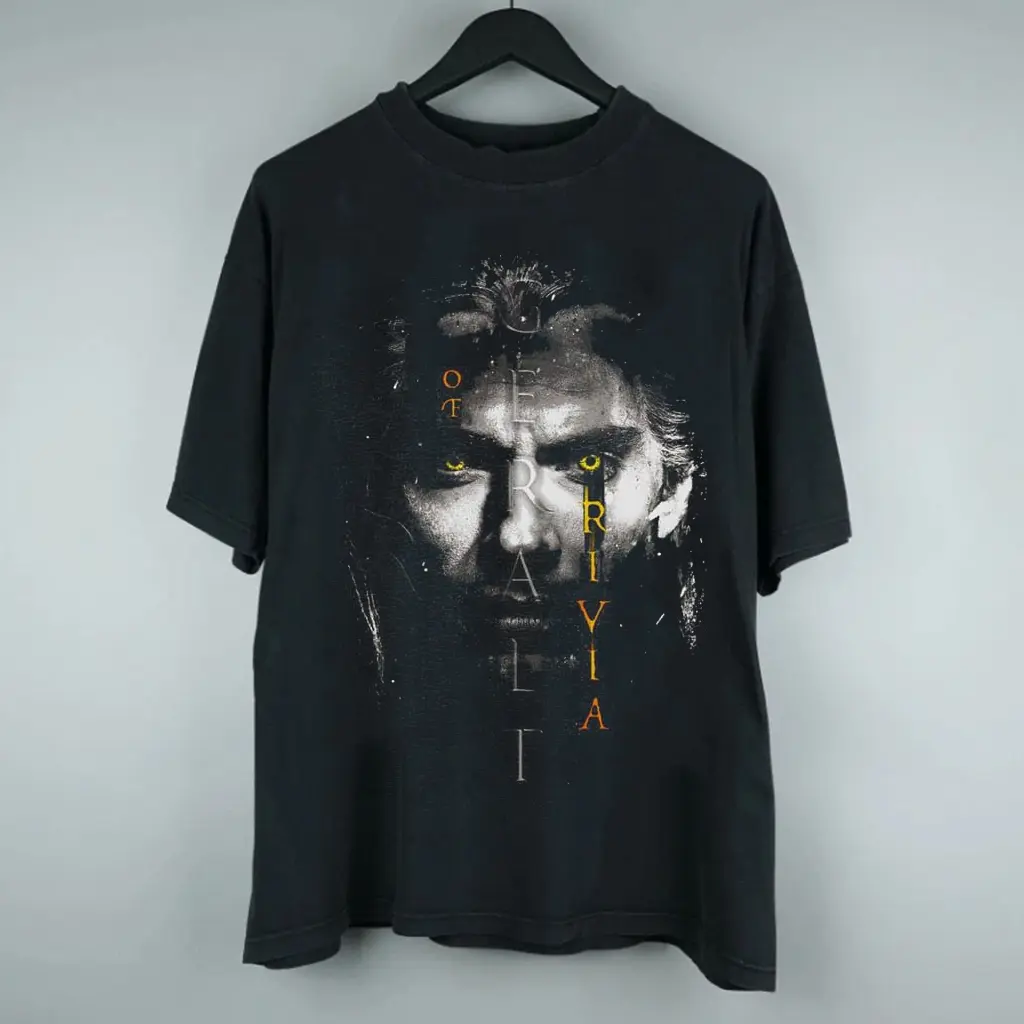 The Witcher Geralt Silver Sword Medieval Fantasy Shirt HY7094