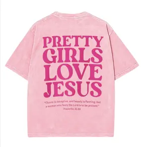 Pretty Girls christian T-Shirt Unisex, christian T Shirt Cotton Soft, Casual Daily Wear, Full Color Womenswear