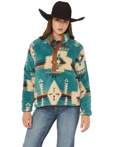 Ariat Women's Southwestern Print Berber Pullover - 10062613