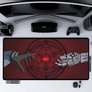 Alchemist Desk Mat Gaming Mouse Pad Gift for Anime Lovers Anime Mousepad Fullmetal Desk Mat