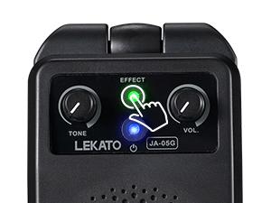 LEKATO JA-05G 5W Mini Electric Guitar AMP , Portable Guitar Audio Amplifier Bluetooth with Built-in 4 Effects, Clean Distortion Overdrive Reverb, Rechargeable Small Guitar Amp for Practice, A Must-Have for Professional Guitarists Gift