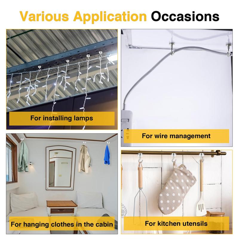 Magnetic Hooks 27 LBS (Pack of 6) - Heavy Duty Neodymium Hooks for Halloween Outdoor & Backyard Use - Strong Rare Earth Magnets for Cruise Cabins - Magnetic Hooks for Kitchen & Refrigerators Magnetic Hooks 27 LBS (Pack of 6) - Heavy Duty Neodymium Hooks for Halloween Outdoor & Backyard Use - Strong Rare Earth Magnets for Cruise Cabins - Magnetic Hooks for Kitchen & Refrigerators