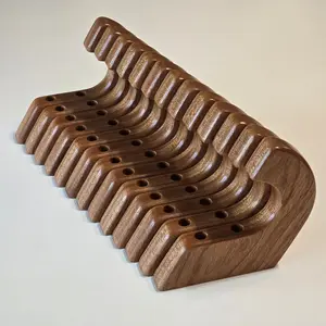 Heavy Duty Solid Mahogany Wooden Hooks for the Wall