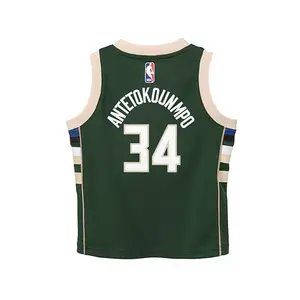 Juvenile Nike Icon Giannis Antetokounmpo Milwaukee Bucks Replica Jersey