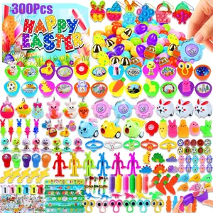 300 Pcs Easter Egg Fillers for Kids | Easter Gifts, Basket Stuffers, Party Favors, Egg Hunt Prizes, Classroom Rewards, Birthday Gifts