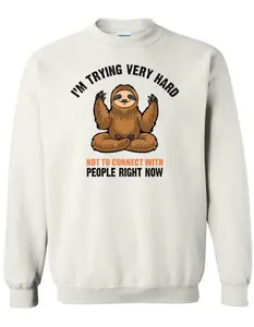 Sloth Unisex Crewneck