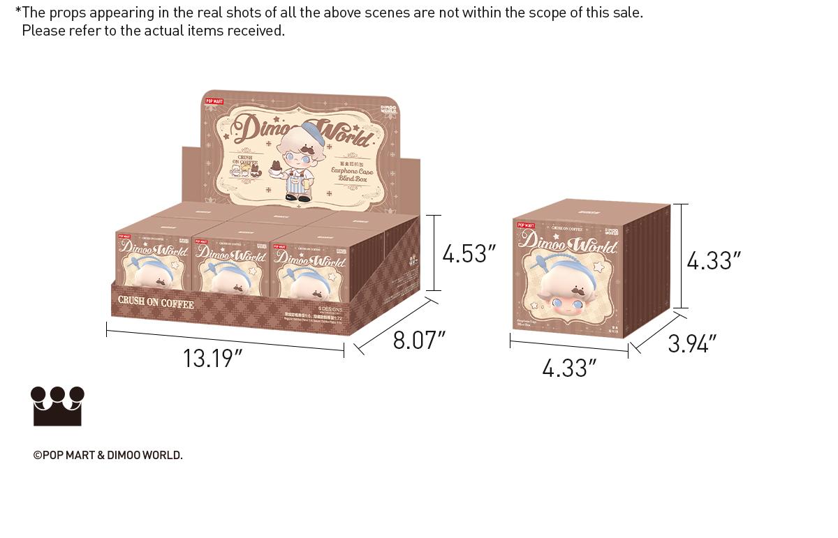 DIMOO Crush on Coffee Series-Earphone Case Blind Box