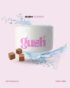 GUSH Feminine Vitality Gummies with Maca Root & Ashwagandha | Herbal Wellness & Energy Support Gummies for Women